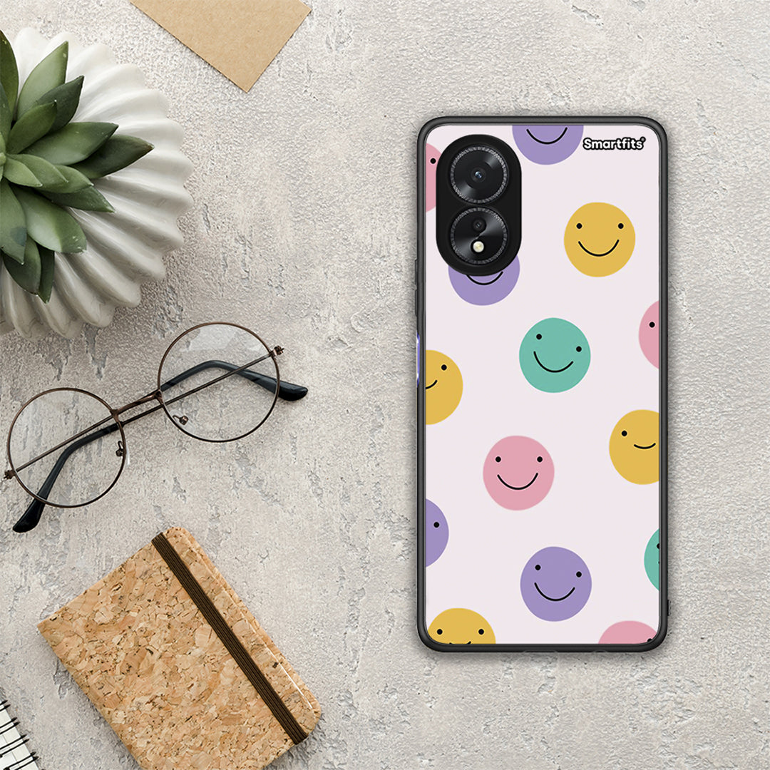 Smiley Faces - Oppo A38 θήκη