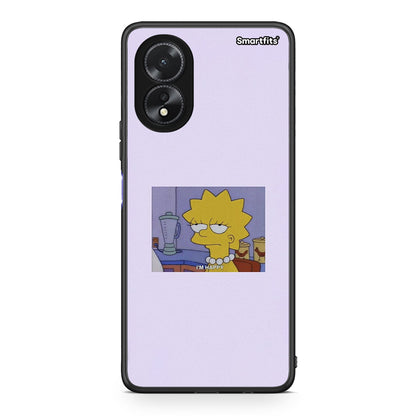 Oppo A38 So Happy θήκη από τη Smartfits με σχέδιο στο πίσω μέρος και μαύρο περίβλημα | Smartphone case with colorful back and black bezels by Smartfits