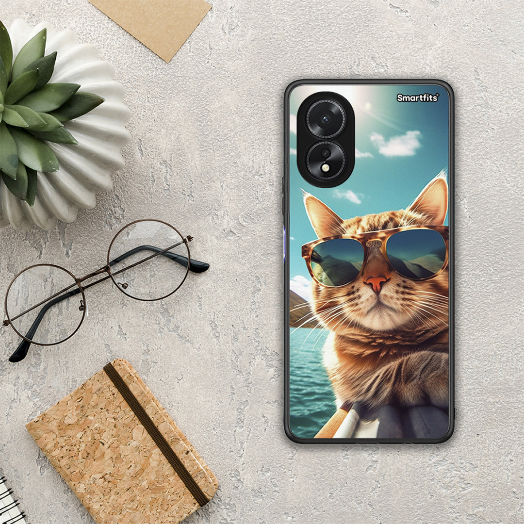 Summer Cat - Oppo A38 θήκη