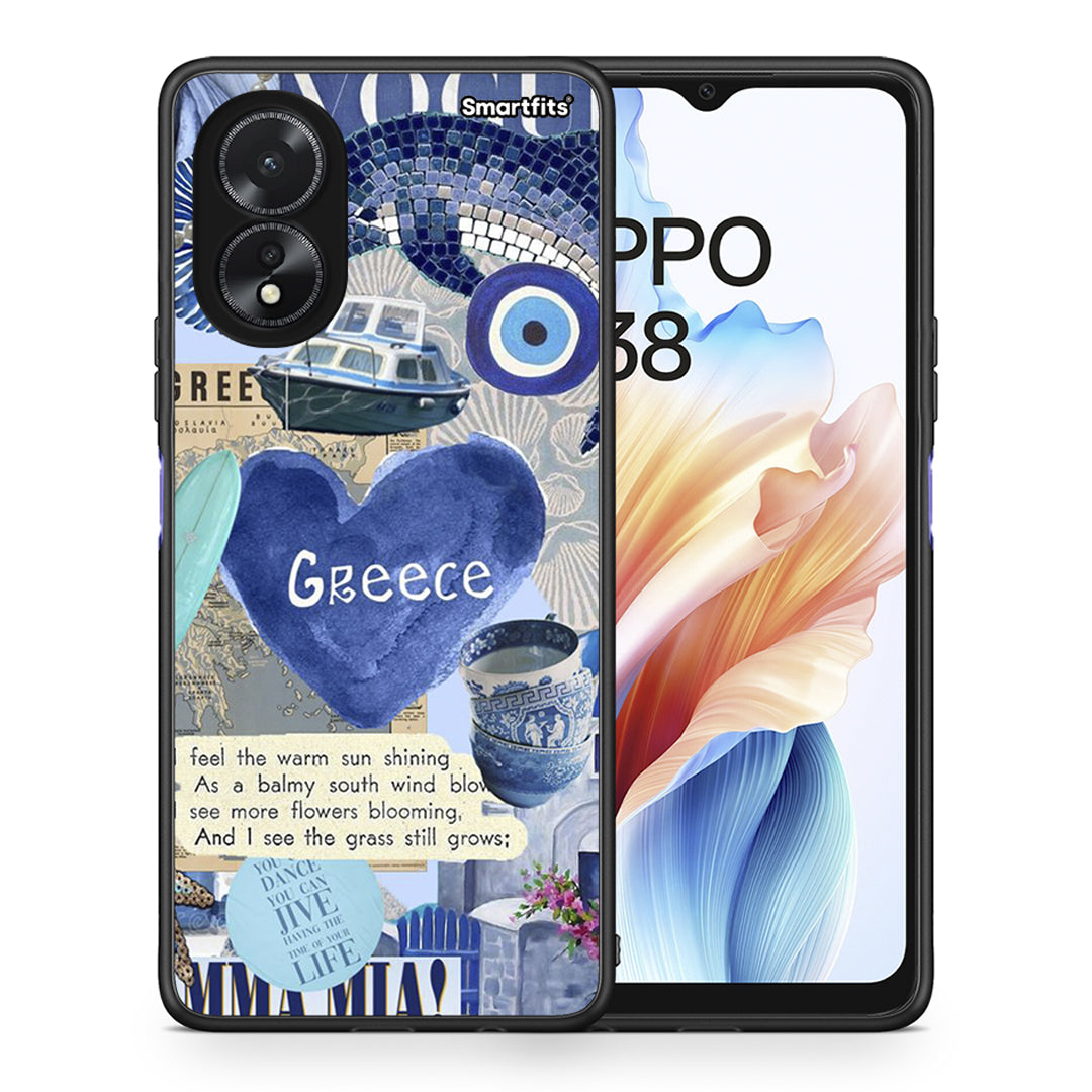 Summer In Greece - Oppo A38 θήκη