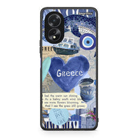 Thumbnail for Oppo A38 Summer In Greece Θήκη από τη Smartfits με σχέδιο στο πίσω μέρος και μαύρο περίβλημα | Smartphone case with colorful back and black bezels by Smartfits