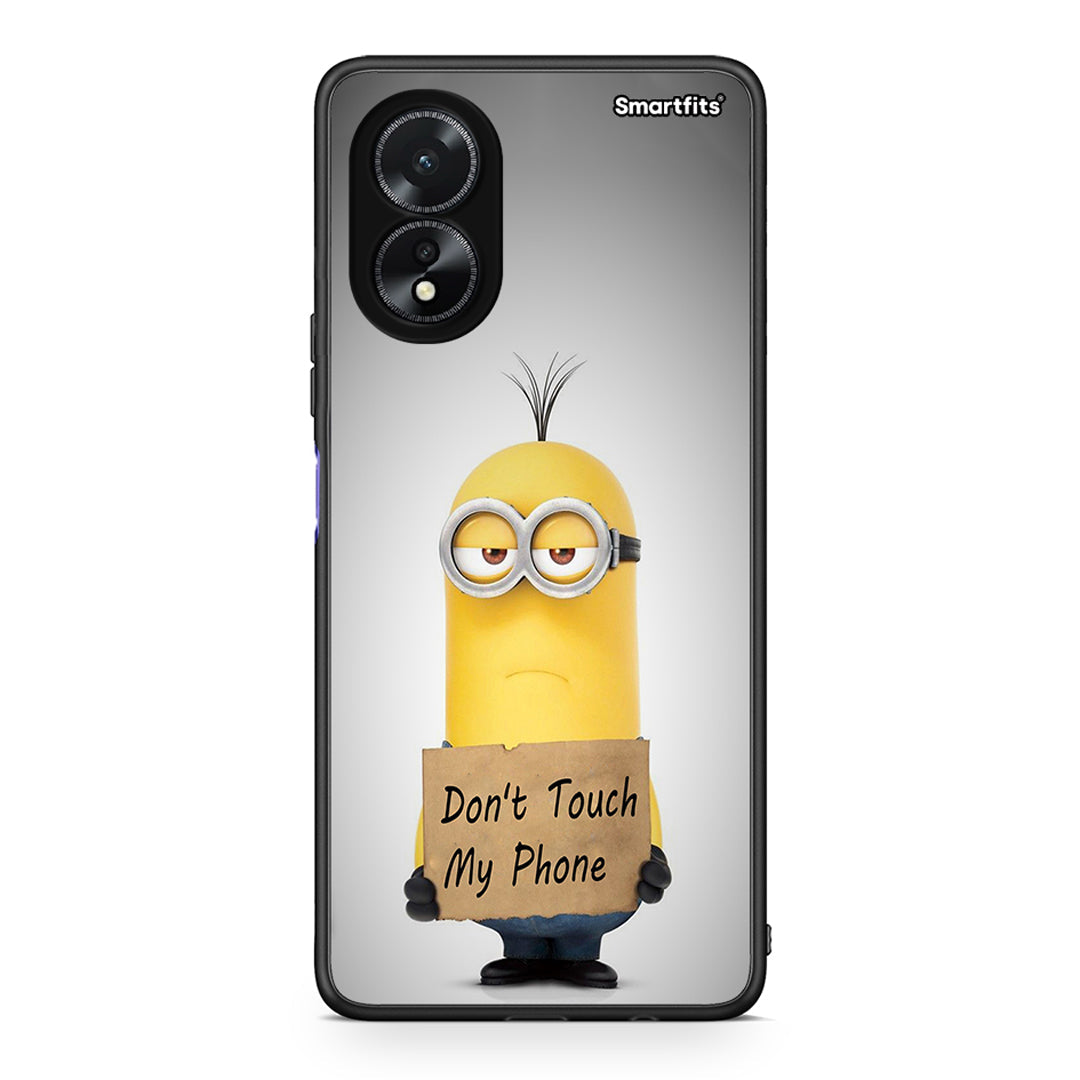 4 - Oppo A38 Minion Text case, cover, bumper