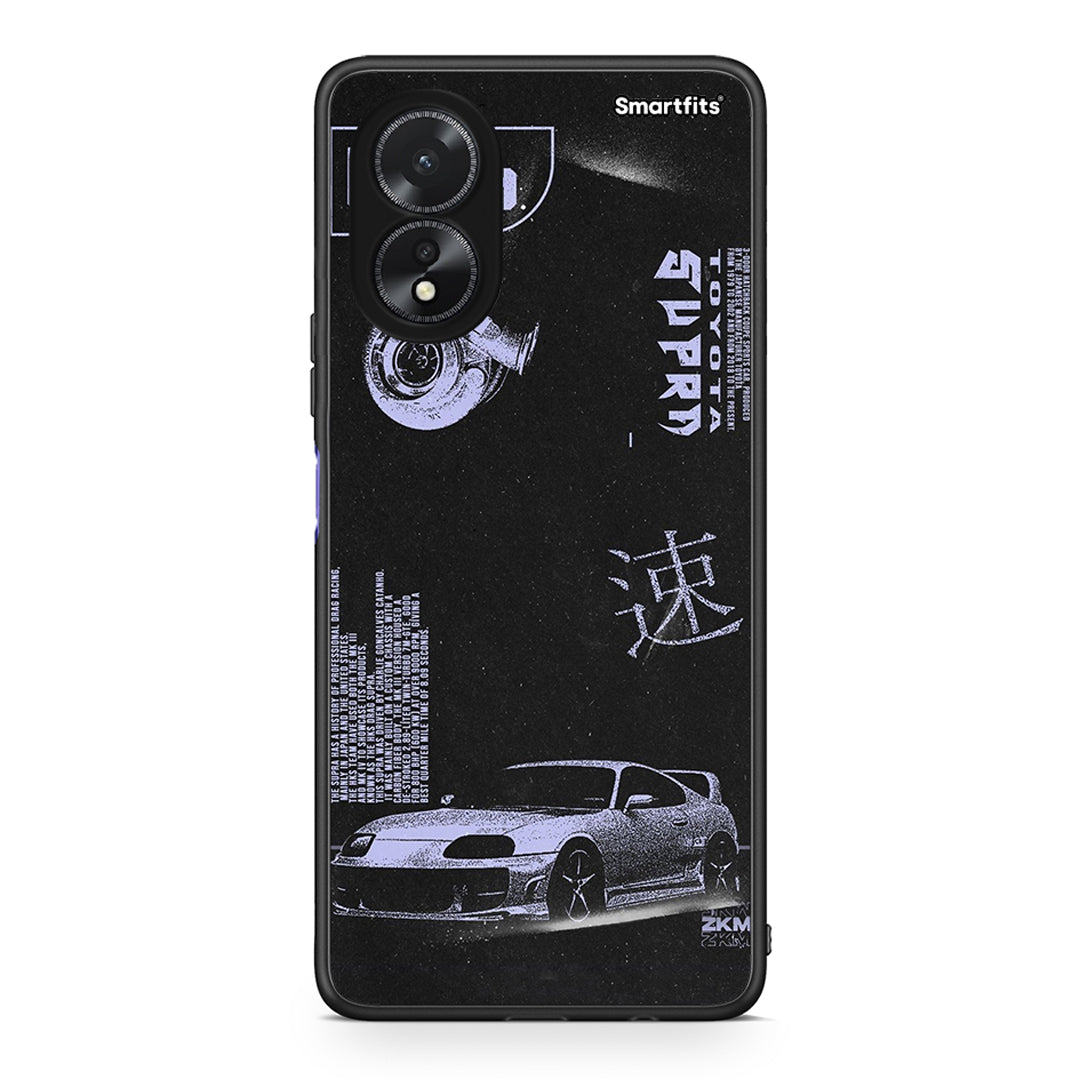 Oppo A38 Tokyo Drift Θήκη Αγίου Βαλεντίνου από τη Smartfits με σχέδιο στο πίσω μέρος και μαύρο περίβλημα | Smartphone case with colorful back and black bezels by Smartfits