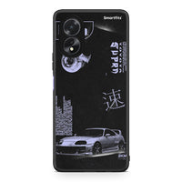 Thumbnail for Oppo A38 Tokyo Drift Θήκη Αγίου Βαλεντίνου από τη Smartfits με σχέδιο στο πίσω μέρος και μαύρο περίβλημα | Smartphone case with colorful back and black bezels by Smartfits