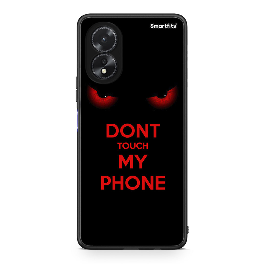 Oppo A38 Touch My Phone Θήκη από τη Smartfits με σχέδιο στο πίσω μέρος και μαύρο περίβλημα | Smartphone case with colorful back and black bezels by Smartfits