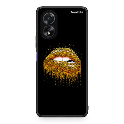 4 - Oppo A38 Golden Valentine case, cover, bumper