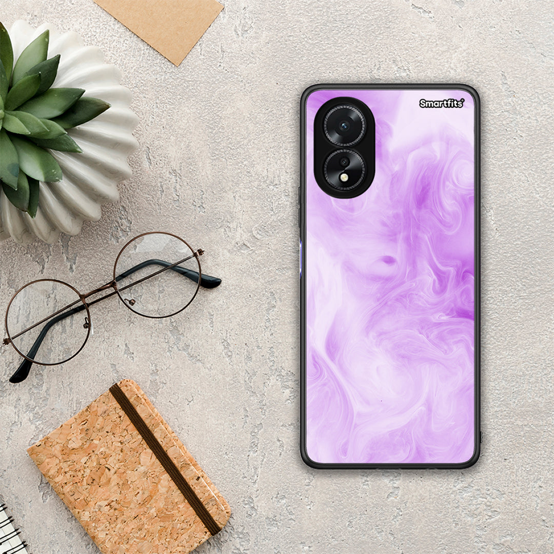 Watercolor Lavender - Oppo A38 θήκη