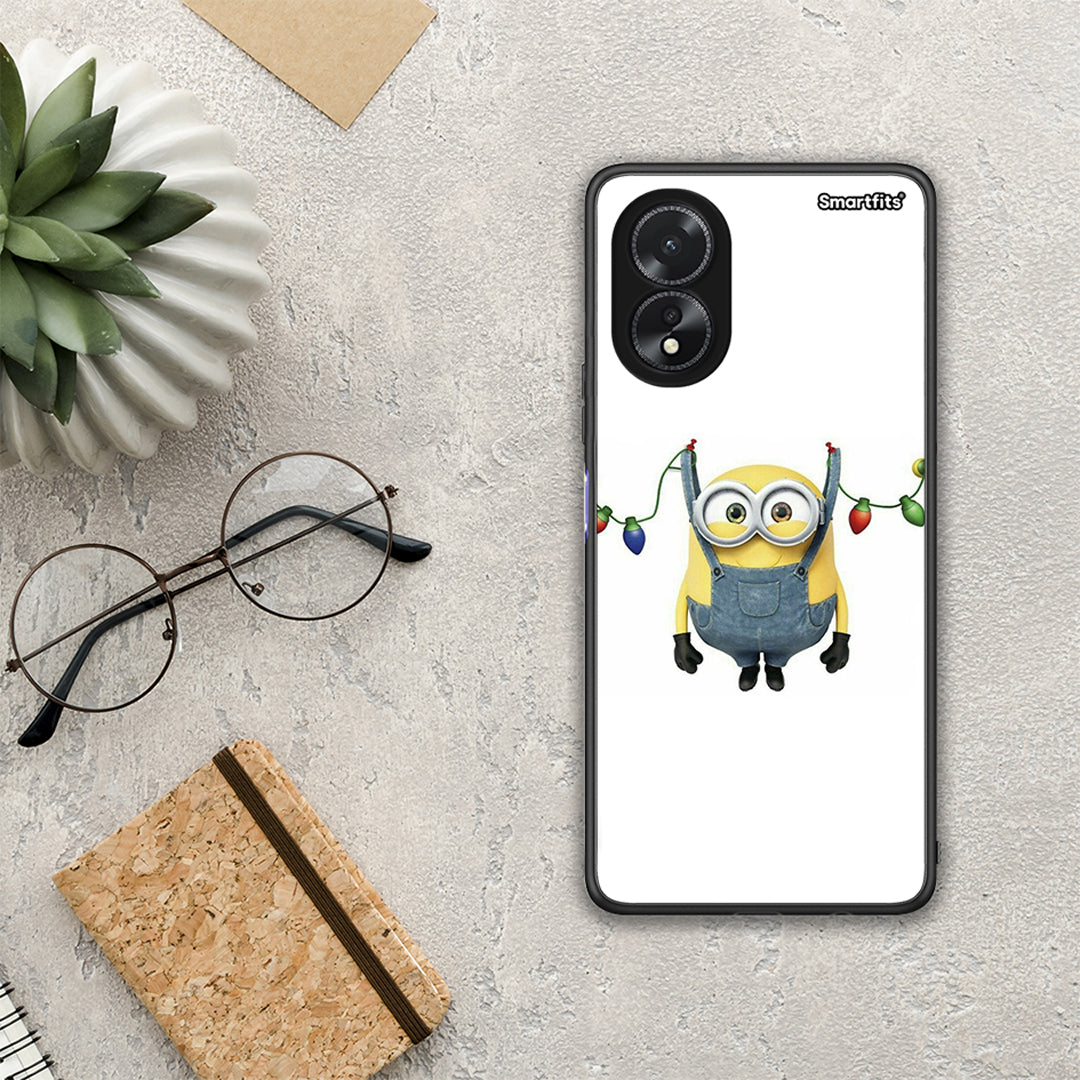 Xmas Minion Lights - Oppo A38 θήκη