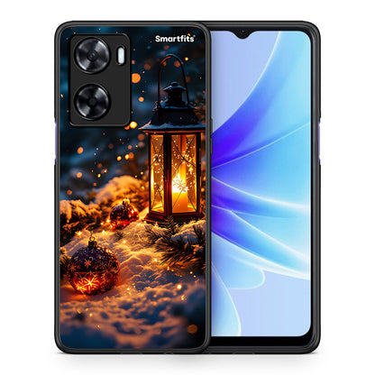 Θήκη Oppo A57s / A77s / A58 / OnePlus Nord N20 SE Christmas Ornaments από τη Smartfits με σχέδιο στο πίσω μέρος και μαύρο περίβλημα | Oppo A57s / A77s / A58 / OnePlus Nord N20 SE Christmas Ornaments case with colorful back and black bezels