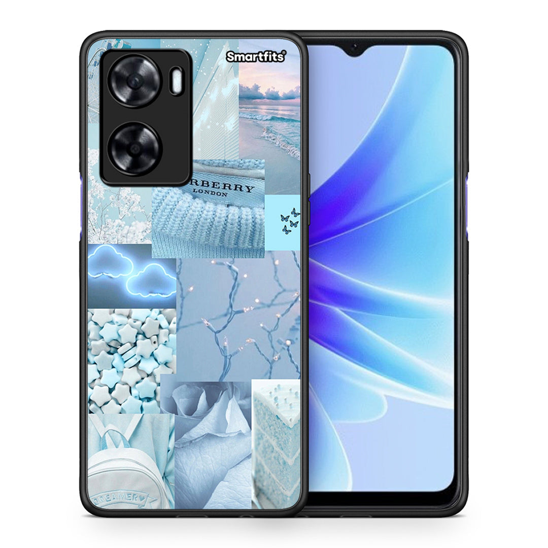 Θήκη Oppo A57s / A77s / A58 / OnePlus Nord N20 SE Ciel Aesthetic Collage από τη Smartfits με σχέδιο στο πίσω μέρος και μαύρο περίβλημα | Oppo A57s / A77s / A58 / OnePlus Nord N20 SE Ciel Aesthetic Collage case with colorful back and black bezels