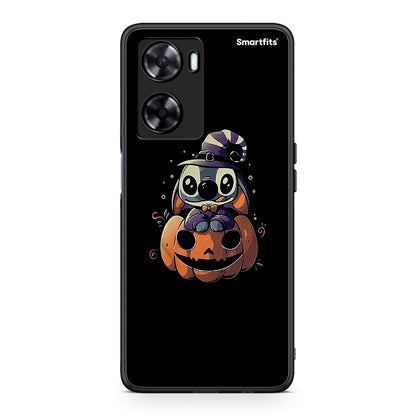 Oppo A57s / A77s / A77 Halloween Stitch θήκη από τη Smartfits με σχέδιο στο πίσω μέρος και μαύρο περίβλημα | Smartphone case with colorful back and black bezels by Smartfits