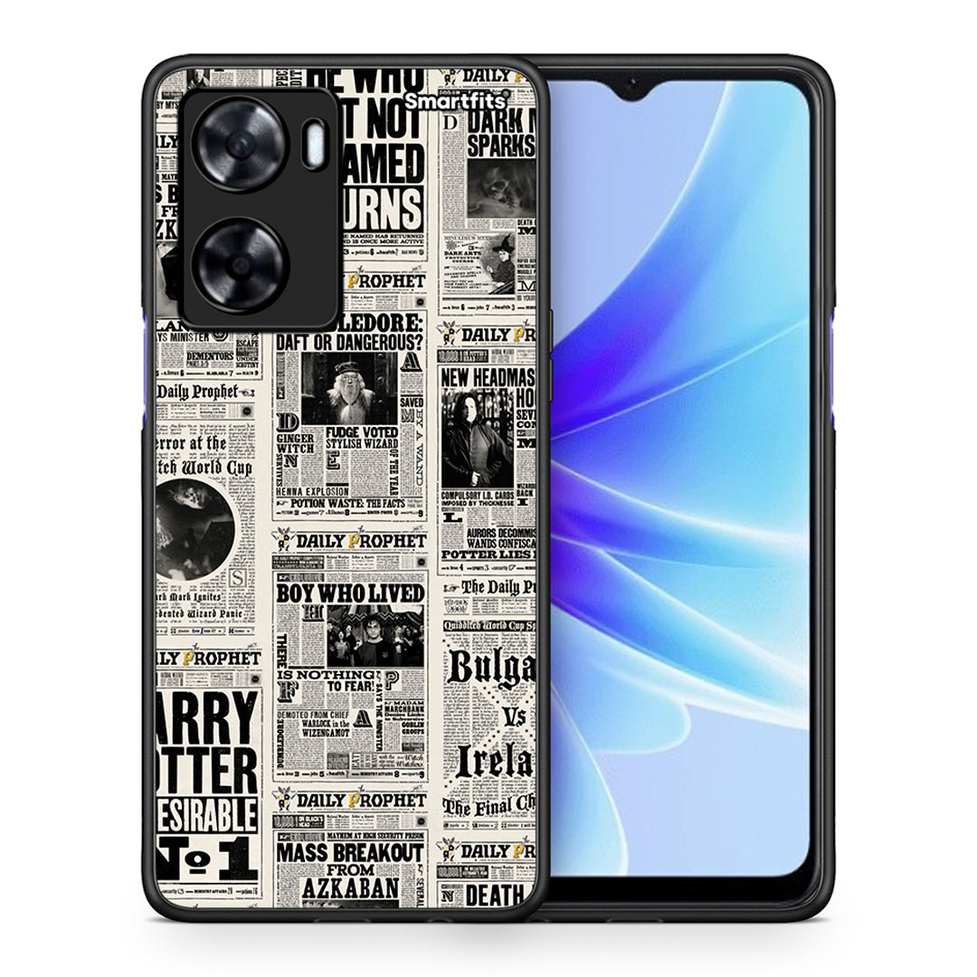 Θήκη Oppo A57s / A77s / A58 / OnePlus Nord N20 SE Harry Paper από τη Smartfits με σχέδιο στο πίσω μέρος και μαύρο περίβλημα | Oppo A57s / A77s / A58 / OnePlus Nord N20 SE Harry Paper case with colorful back and black bezels