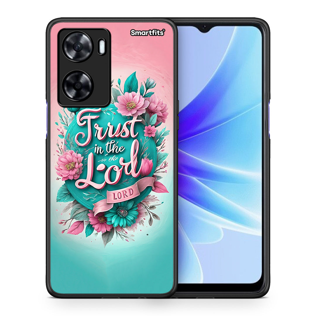 Θήκη Oppo A57s / A77s / A58 / OnePlus Nord N20 SE Lord Trust από τη Smartfits με σχέδιο στο πίσω μέρος και μαύρο περίβλημα | Oppo A57s / A77s / A58 / OnePlus Nord N20 SE Lord Trust case with colorful back and black bezels