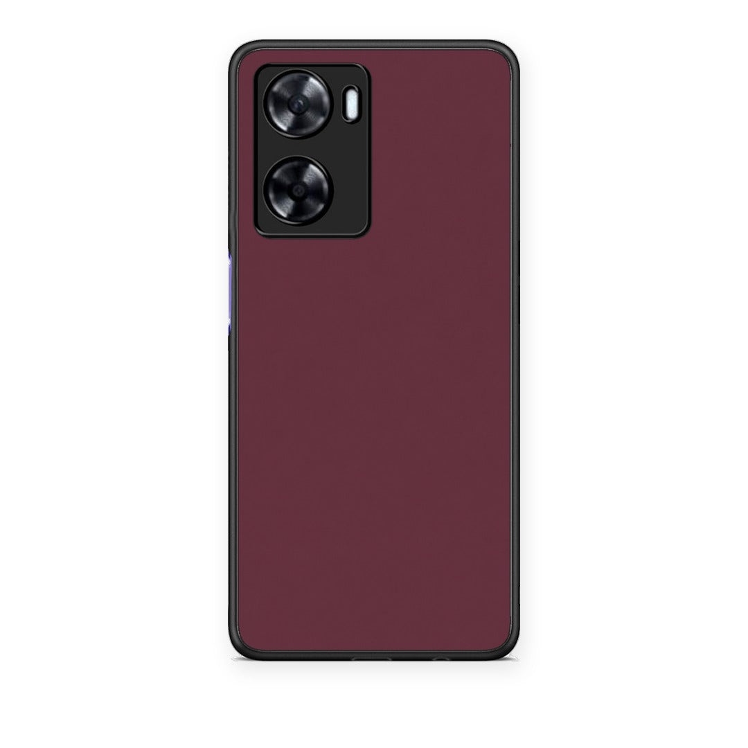 Θήκη Oppo A57s / A77s / A77 Muted Burgundy από τη Smartfits με σχέδιο στο πίσω μέρος και μαύρο περίβλημα | Oppo A57s / A77s / A77 Muted Burgundy case with colorful back and black bezels