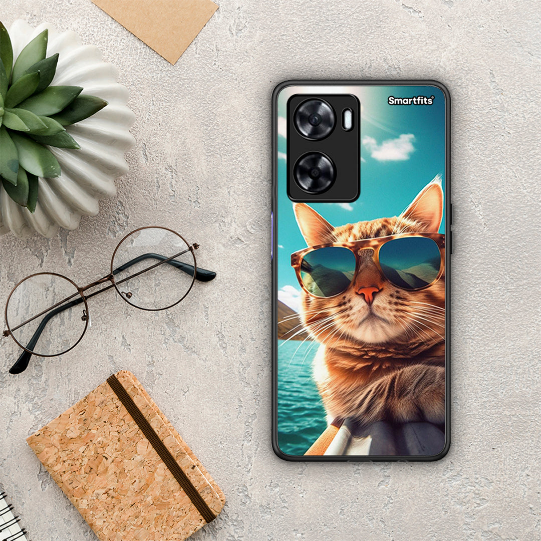 Summer Cat - Oppo A57s / A77s / A77 θήκη