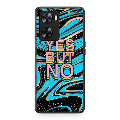 Oppo A57s / A77s / A77 Yes But No θήκη από τη Smartfits με σχέδιο στο πίσω μέρος και μαύρο περίβλημα | Smartphone case with colorful back and black bezels by Smartfits