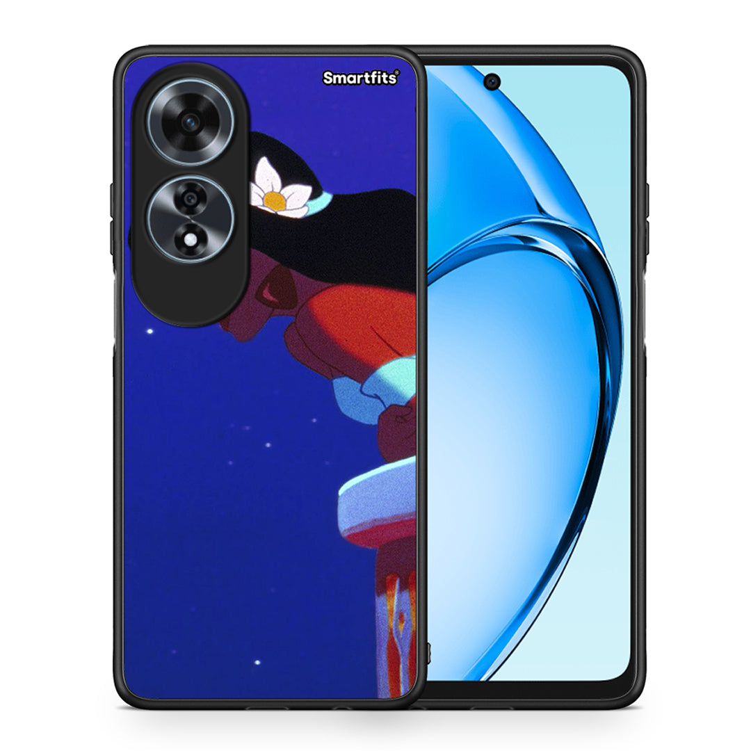 Θήκη Oppo A60 4G Alladin And Jasmine Love 2 από τη Smartfits με σχέδιο στο πίσω μέρος και μαύρο περίβλημα | Oppo A60 4G Alladin And Jasmine Love 2 case with colorful back and black bezels