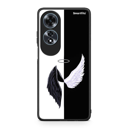 Oppo A60 4G Angels Demons θήκη από τη Smartfits με σχέδιο στο πίσω μέρος και μαύρο περίβλημα | Smartphone case with colorful back and black bezels by Smartfits