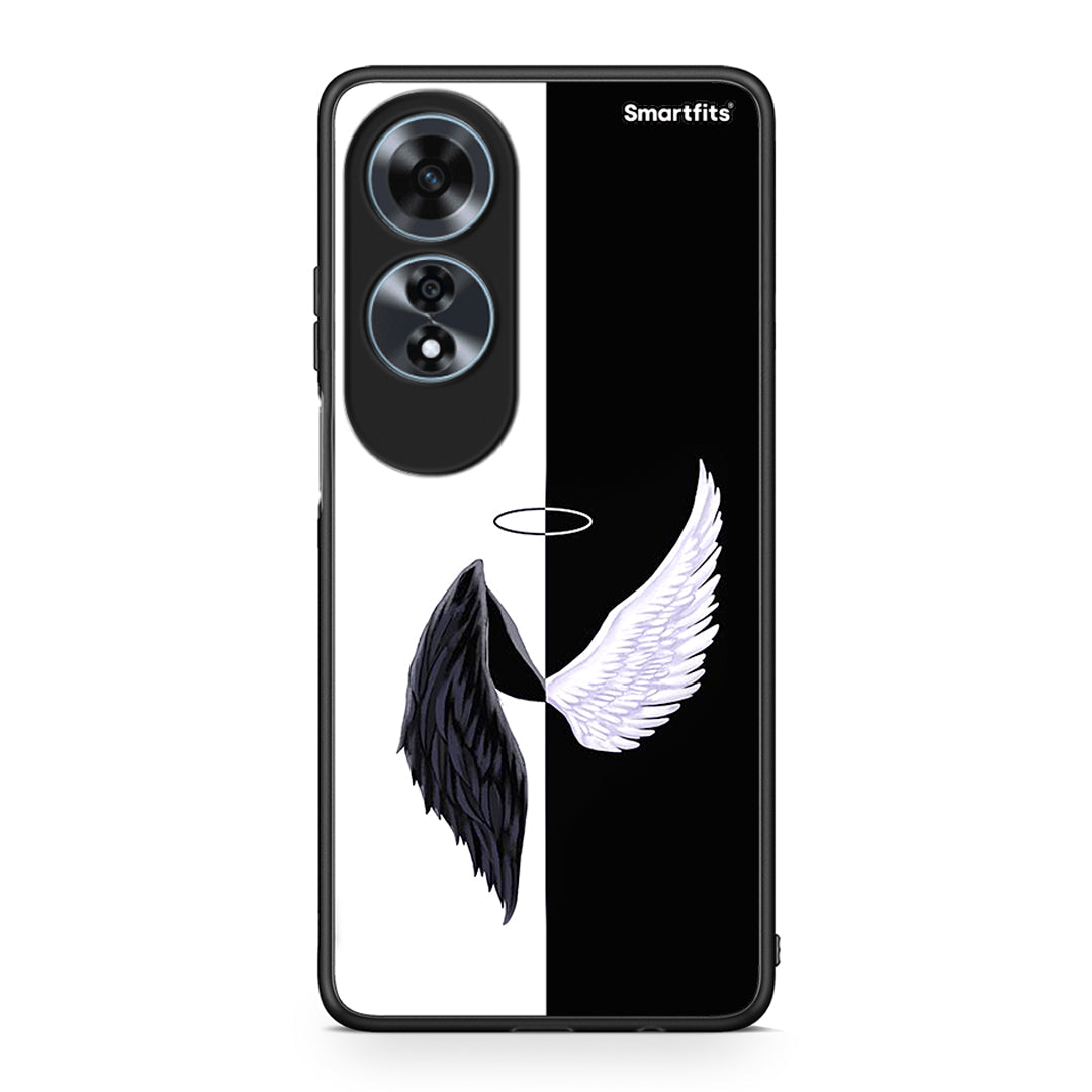 Oppo A60 4G Angels Demons θήκη από τη Smartfits με σχέδιο στο πίσω μέρος και μαύρο περίβλημα | Smartphone case with colorful back and black bezels by Smartfits