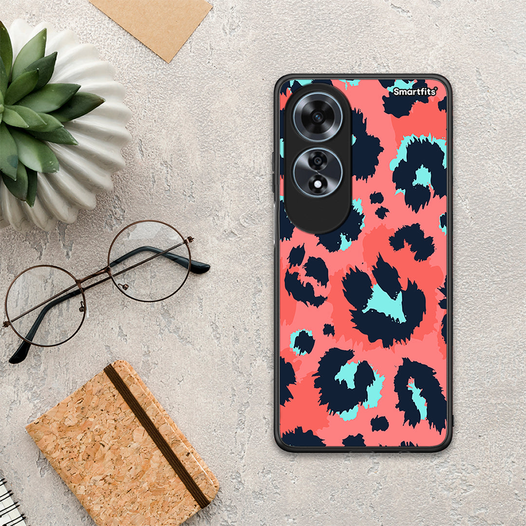 Animal Pink Leopard - Oppo A60 4G θήκη