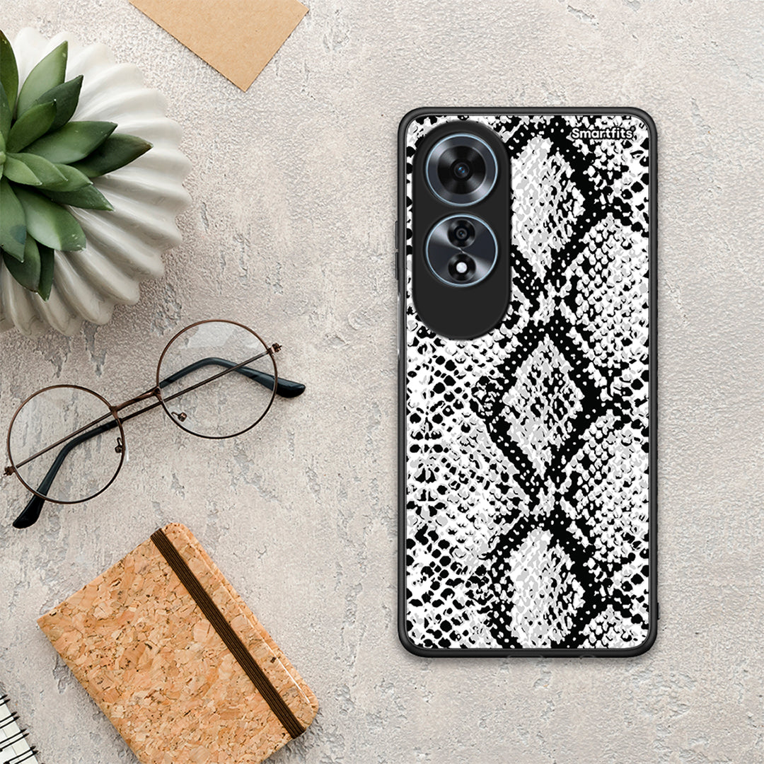 Animal White Snake - Oppo A60 4G θήκη