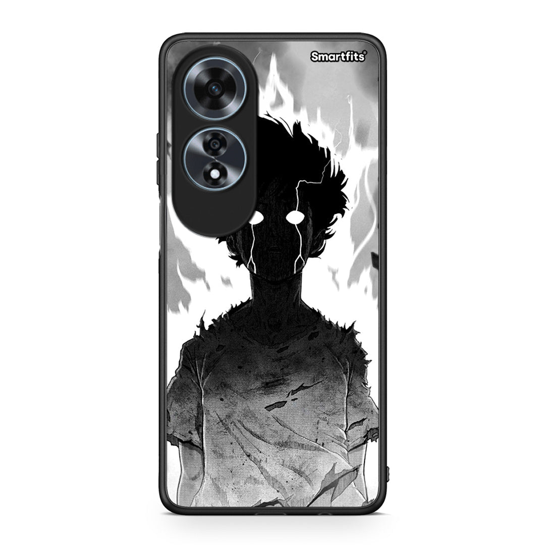 Oppo A60 4G Anime Boy Θήκη από τη Smartfits με σχέδιο στο πίσω μέρος και μαύρο περίβλημα | Smartphone case with colorful back and black bezels by Smartfits