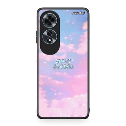 Oppo A60 4G Anti Social Θήκη Αγίου Βαλεντίνου από τη Smartfits με σχέδιο στο πίσω μέρος και μαύρο περίβλημα | Smartphone case with colorful back and black bezels by Smartfits