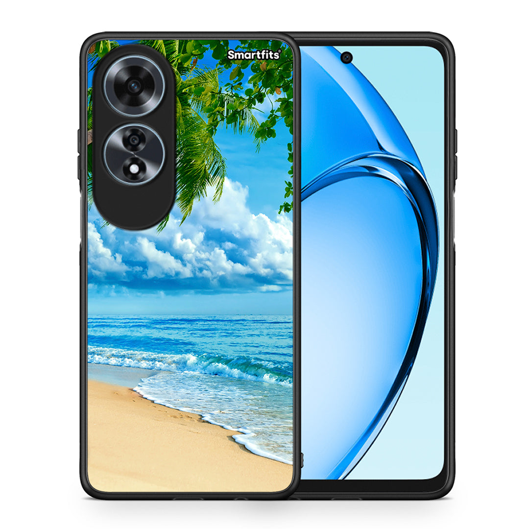 Θήκη Oppo A60 4G Beautiful Beach από τη Smartfits με σχέδιο στο πίσω μέρος και μαύρο περίβλημα | Oppo A60 4G Beautiful Beach case with colorful back and black bezels