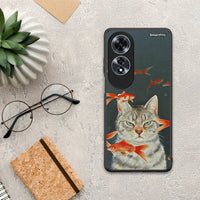 Thumbnail for Cat Goldfish - Oppo A60 4G θήκη