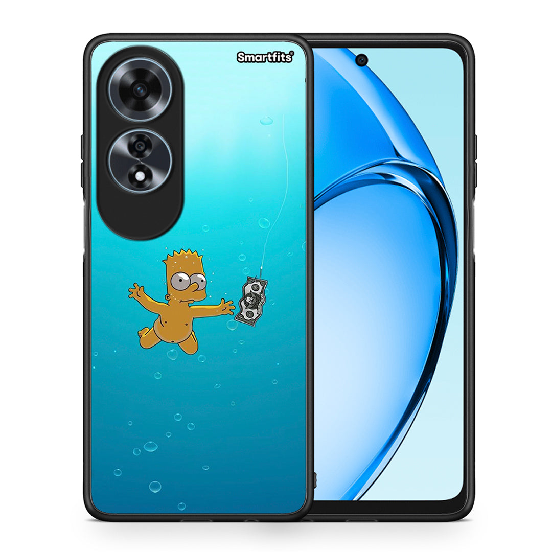 Θήκη Oppo A60 4G Chasing Money από τη Smartfits με σχέδιο στο πίσω μέρος και μαύρο περίβλημα | Oppo A60 4G Chasing Money case with colorful back and black bezels