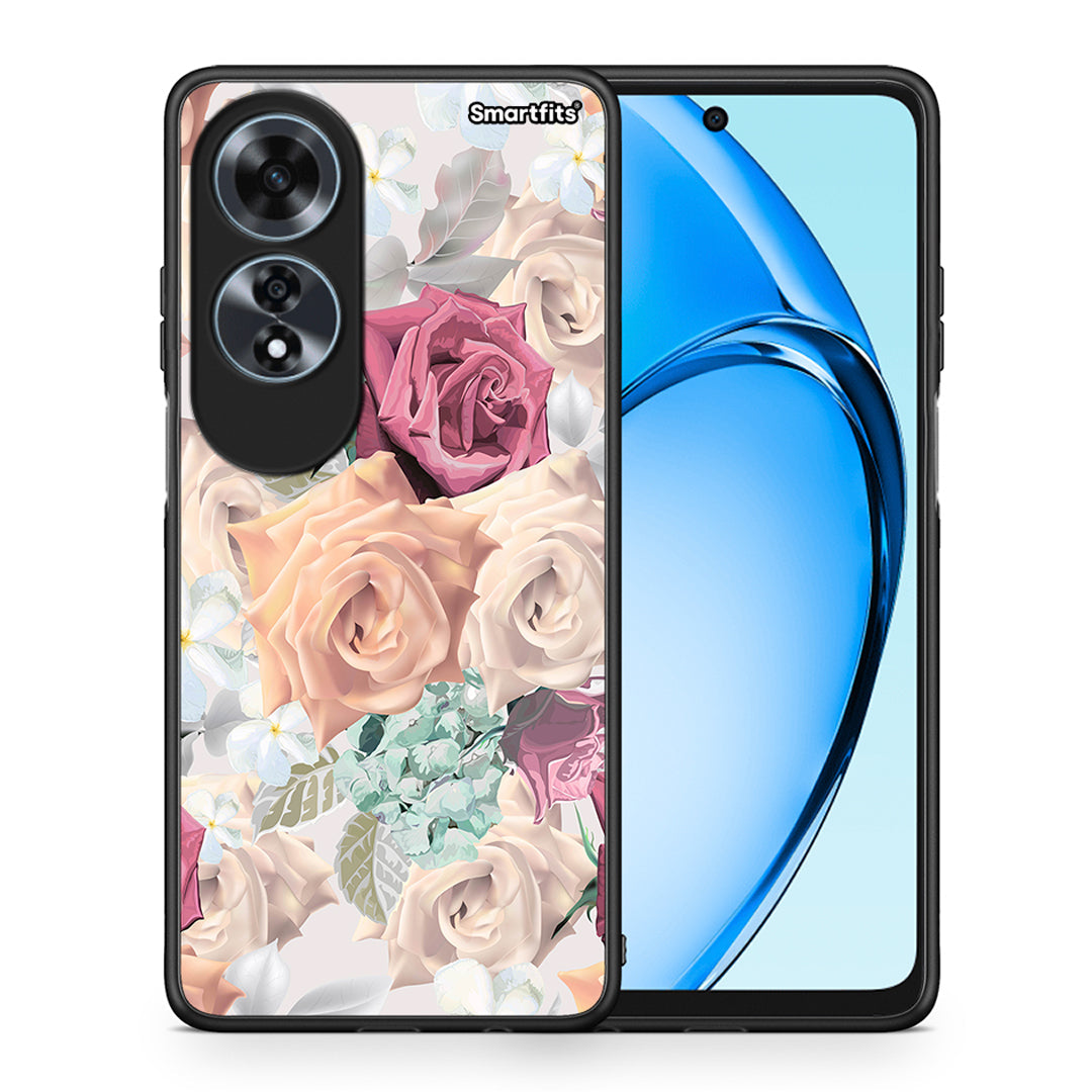 Θήκη Oppo A60 4G Bouquet Floral από τη Smartfits με σχέδιο στο πίσω μέρος και μαύρο περίβλημα | Oppo A60 4G Bouquet Floral case with colorful back and black bezels