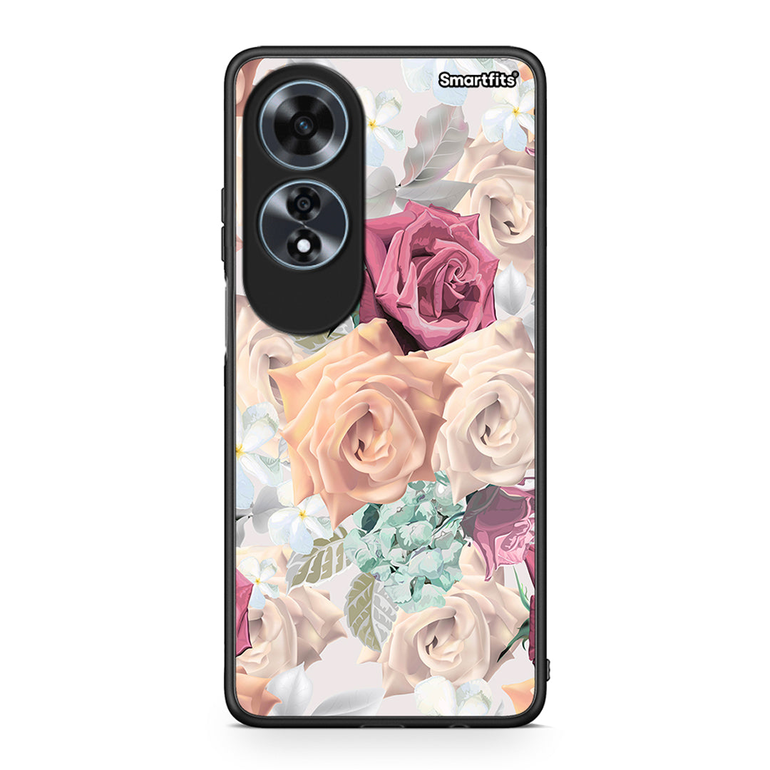 99 - Oppo A60 4G Bouquet Floral case, cover, bumper