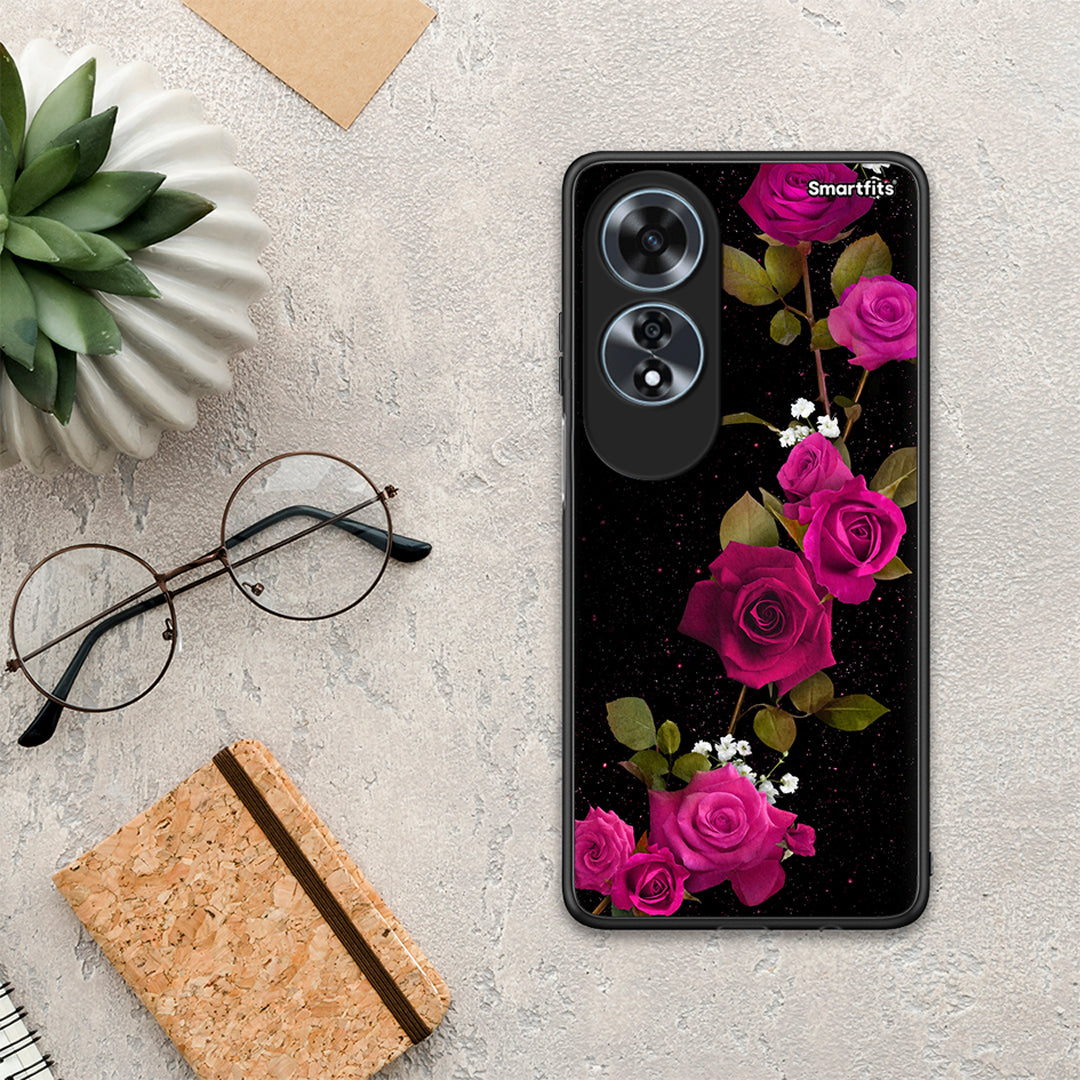 Flower Red Roses - Oppo A60 4G θήκη