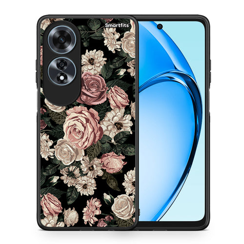 Θήκη Oppo A60 4G Wild Roses Flower από τη Smartfits με σχέδιο στο πίσω μέρος και μαύρο περίβλημα | Oppo A60 4G Wild Roses Flower case with colorful back and black bezels