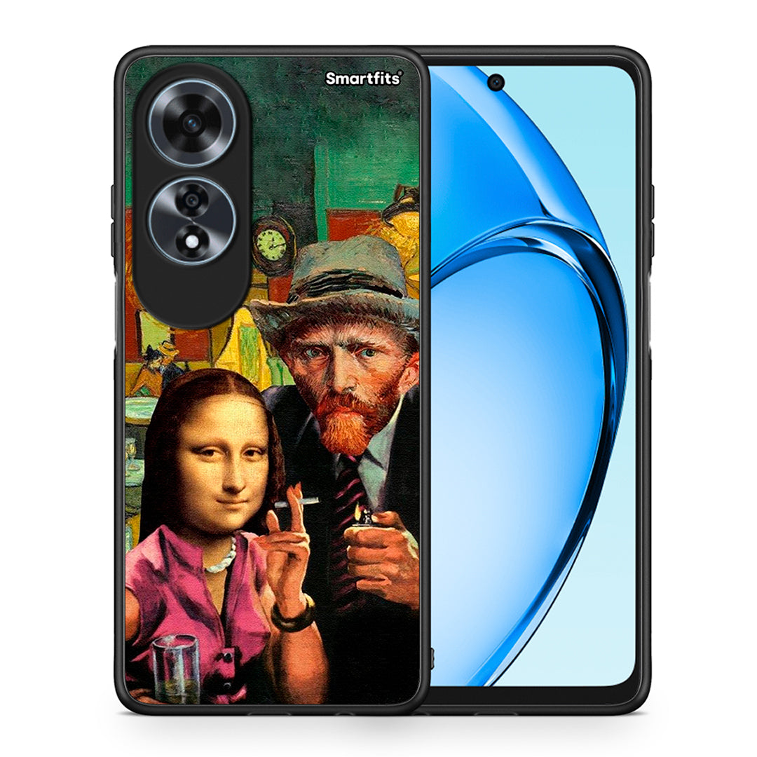 Θήκη Oppo A60 4G Funny Art από τη Smartfits με σχέδιο στο πίσω μέρος και μαύρο περίβλημα | Oppo A60 4G Funny Art case with colorful back and black bezels