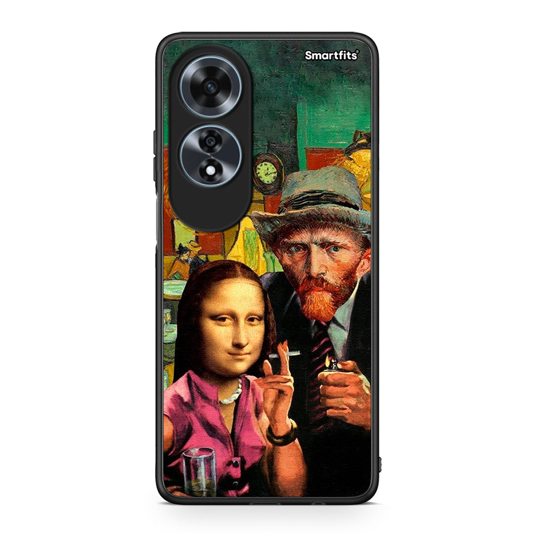 Oppo A60 4G Funny Art θήκη από τη Smartfits με σχέδιο στο πίσω μέρος και μαύρο περίβλημα | Smartphone case with colorful back and black bezels by Smartfits