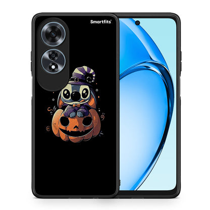 Θήκη Oppo A60 4G Halloween Stitch από τη Smartfits με σχέδιο στο πίσω μέρος και μαύρο περίβλημα | Oppo A60 4G Halloween Stitch case with colorful back and black bezels