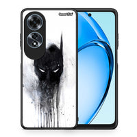 Thumbnail for Θήκη Oppo A60 4G Paint Bat Hero από τη Smartfits με σχέδιο στο πίσω μέρος και μαύρο περίβλημα | Oppo A60 4G Paint Bat Hero case with colorful back and black bezels