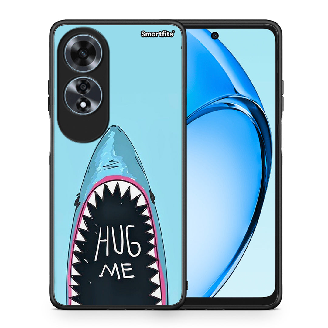 Θήκη Oppo A60 4G Hug Me από τη Smartfits με σχέδιο στο πίσω μέρος και μαύρο περίβλημα | Oppo A60 4G Hug Me case with colorful back and black bezels