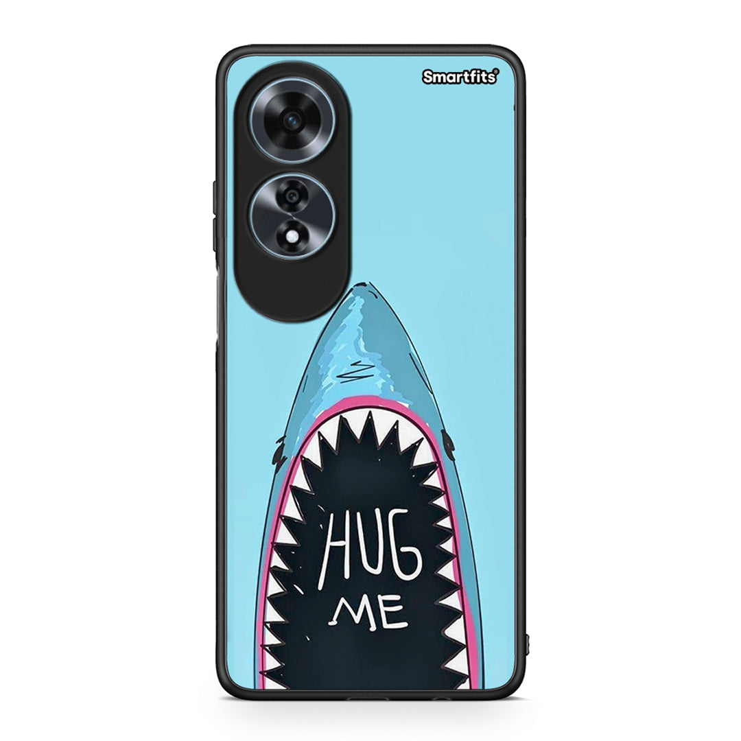 Oppo A60 4G Hug Me θήκη από τη Smartfits με σχέδιο στο πίσω μέρος και μαύρο περίβλημα | Smartphone case with colorful back and black bezels by Smartfits