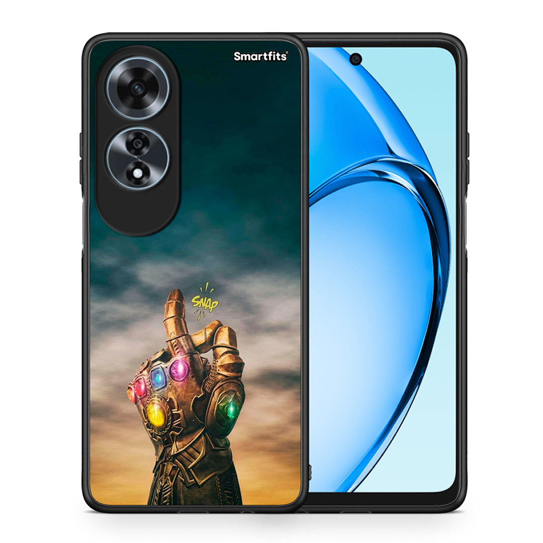 Θήκη Oppo A60 4G Infinity Snap από τη Smartfits με σχέδιο στο πίσω μέρος και μαύρο περίβλημα | Oppo A60 4G Infinity Snap case with colorful back and black bezels