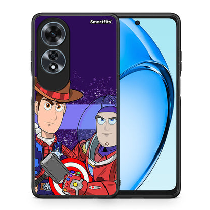 Θήκη Oppo A60 4G Infinity Story από τη Smartfits με σχέδιο στο πίσω μέρος και μαύρο περίβλημα | Oppo A60 4G Infinity Story case with colorful back and black bezels