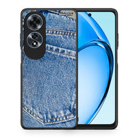 Thumbnail for Θήκη Oppo A60 4G Jeans Pocket από τη Smartfits με σχέδιο στο πίσω μέρος και μαύρο περίβλημα | Oppo A60 4G Jeans Pocket case with colorful back and black bezels