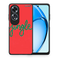 Thumbnail for Θήκη Oppo A60 4G Jingle Xmas από τη Smartfits με σχέδιο στο πίσω μέρος και μαύρο περίβλημα | Oppo A60 4G Jingle Xmas case with colorful back and black bezels