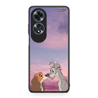 Thumbnail for Oppo A60 4G Lady And Tramp θήκη από τη Smartfits με σχέδιο στο πίσω μέρος και μαύρο περίβλημα | Smartphone case with colorful back and black bezels by Smartfits