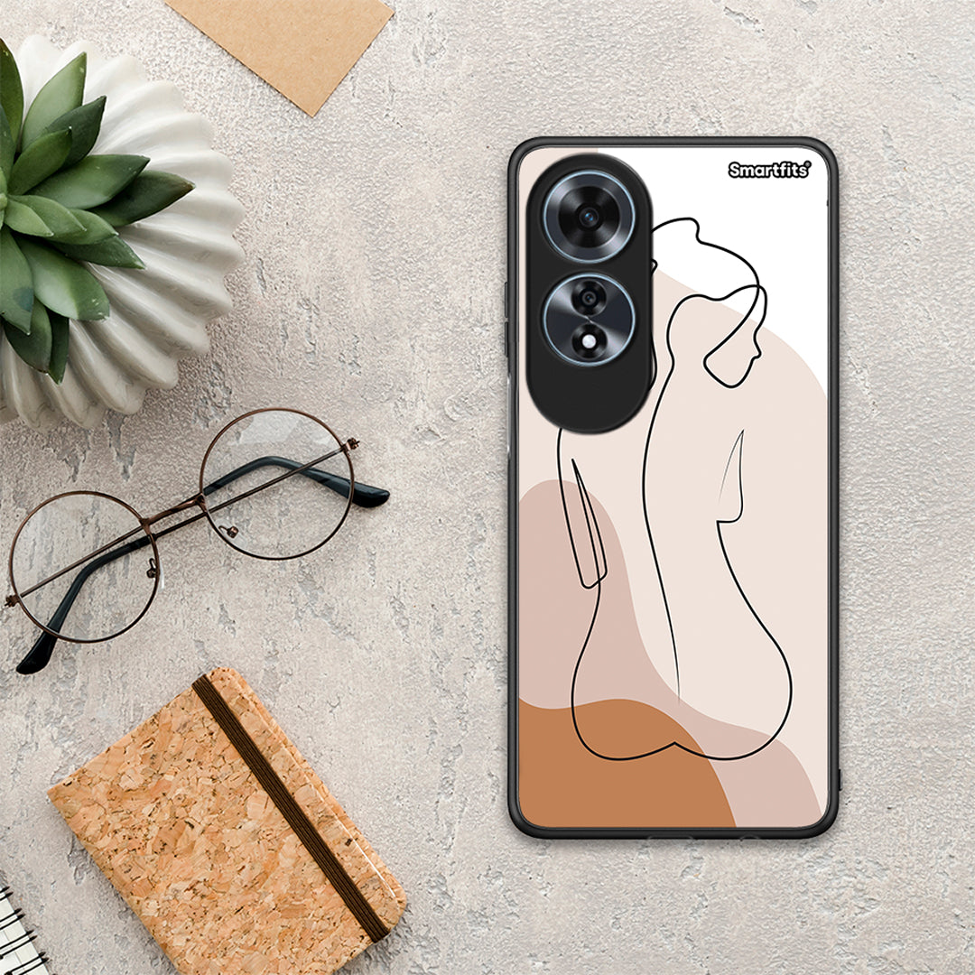 LineArt Woman - Oppo A60 4G θήκη