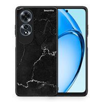 Thumbnail for Θήκη Oppo A60 4G Marble Black από τη Smartfits με σχέδιο στο πίσω μέρος και μαύρο περίβλημα | Oppo A60 4G Marble Black case with colorful back and black bezels