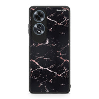 Thumbnail for 4 - Oppo A60 4G Black Rosegold Marble case, cover, bumper