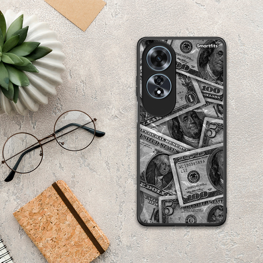 Money Dollars - Oppo A60 4G θήκη