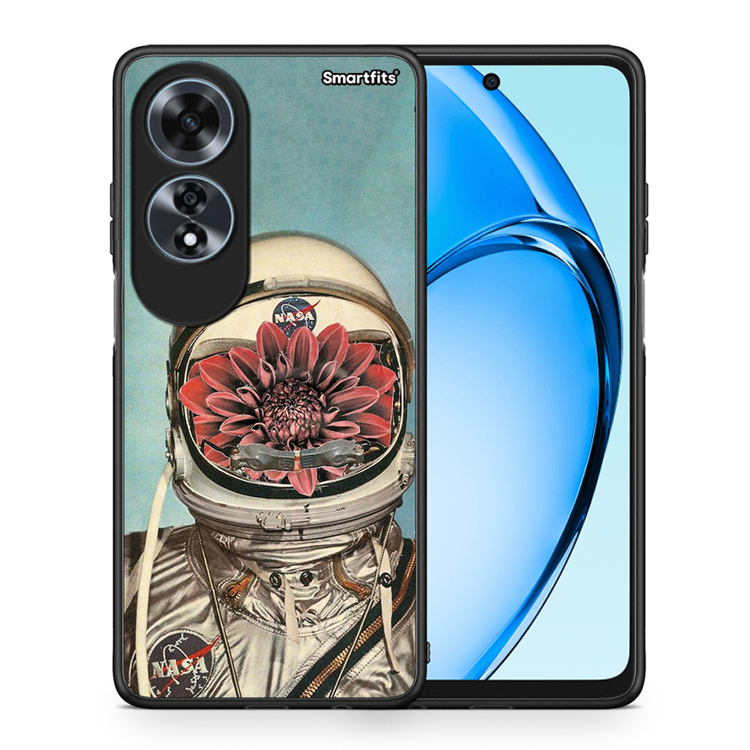 Θήκη Oppo A60 4G Nasa Bloom από τη Smartfits με σχέδιο στο πίσω μέρος και μαύρο περίβλημα | Oppo A60 4G Nasa Bloom case with colorful back and black bezels